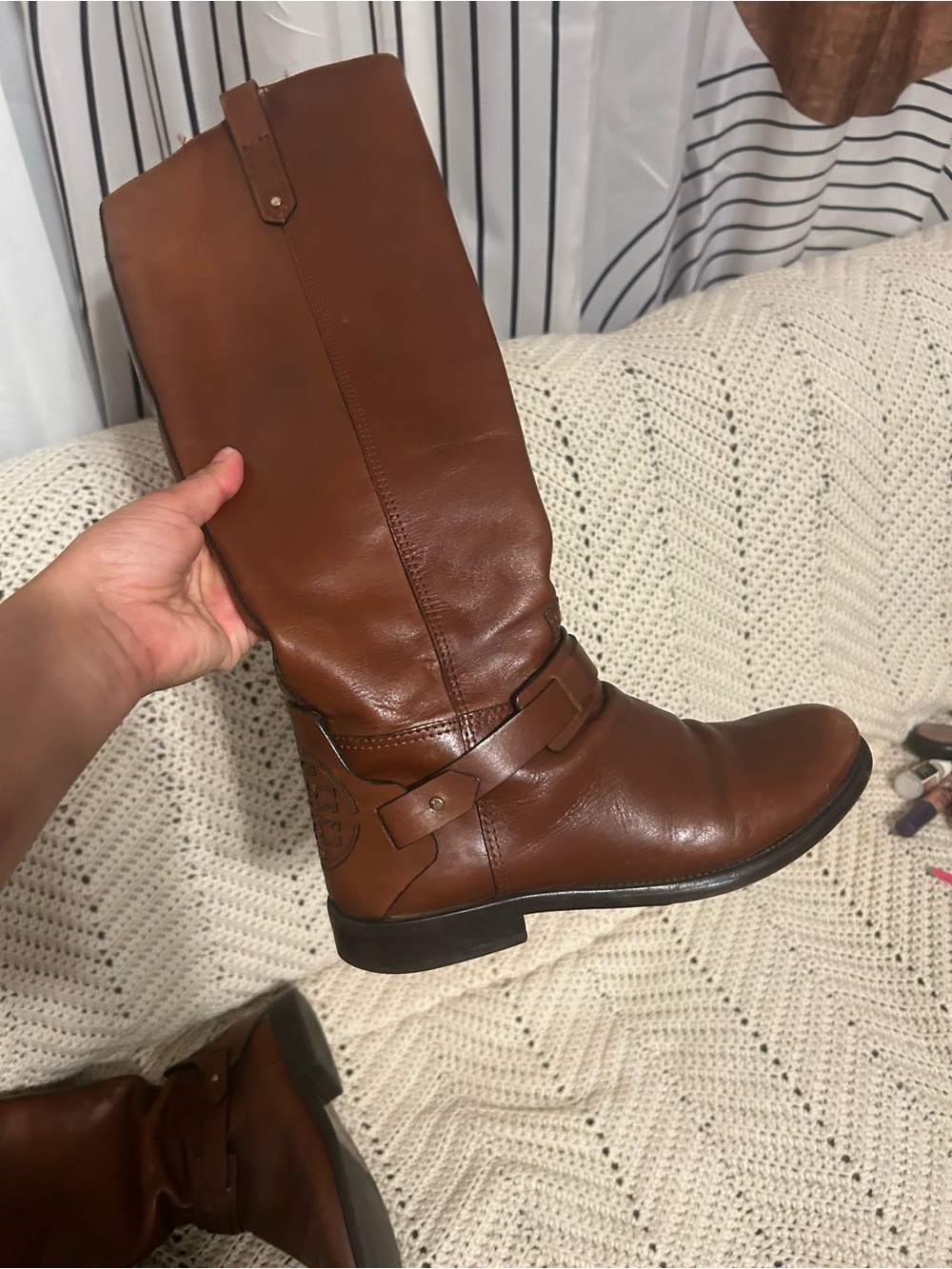 Tory Burch Derby Riding Boot - Picture 6 of 15
